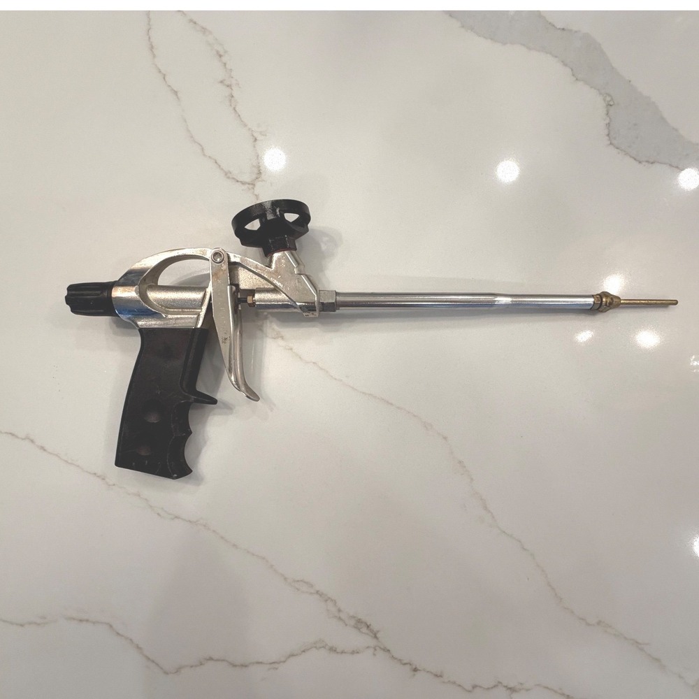 Anvil Heavy Duty Professional Expanding Foam Dispensing Gun Silver Black Metal